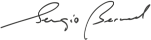 Firma de Sergio Bernal